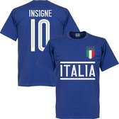 Italië Insigne Team T-Shirt - Blauw - L