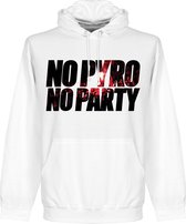 No Pyro No Party Hooded Sweater - M