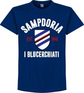 Sampdoria Established T-Shirt - Blauw - S