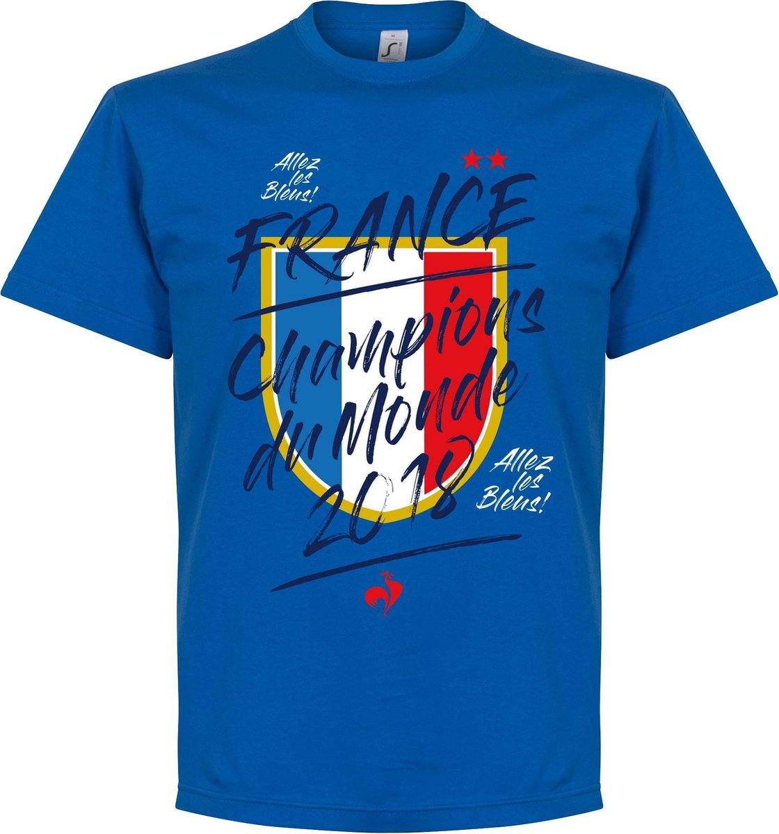 1120x1200.jpg Frankrijk Champion Du Monde 2018 T-Shirt - Blauw - XXXL - Afbeelding 1