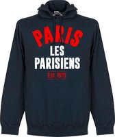 Paris Saint Germain Established Hooded Sweater - Navy - XXXL