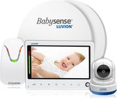 Luvion Prestige Touch 2 Babyfoon met Camera + Babysense 7 - Sensormatje - 5 Sterren Veiligheidsvoordeelbundel
