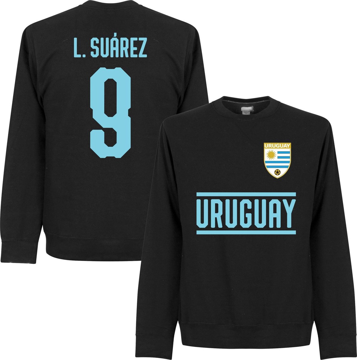 1190x1200.jpg Uruguay Suarez 9 Team Sweater - XXXL - Afbeelding 1