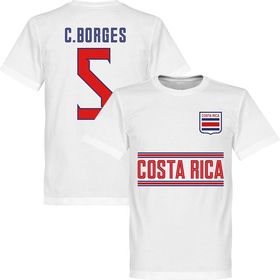 Foto: Costa rica c borges 5 team t shirt wit l