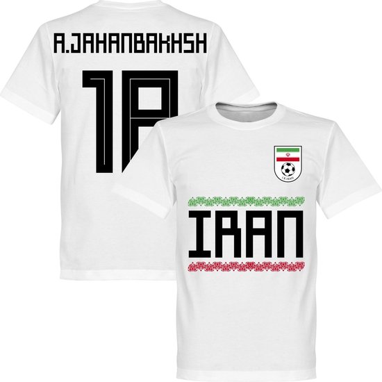 T-Shirt Iran A. Jahanbakhsh 18 Team - Blanc - XS