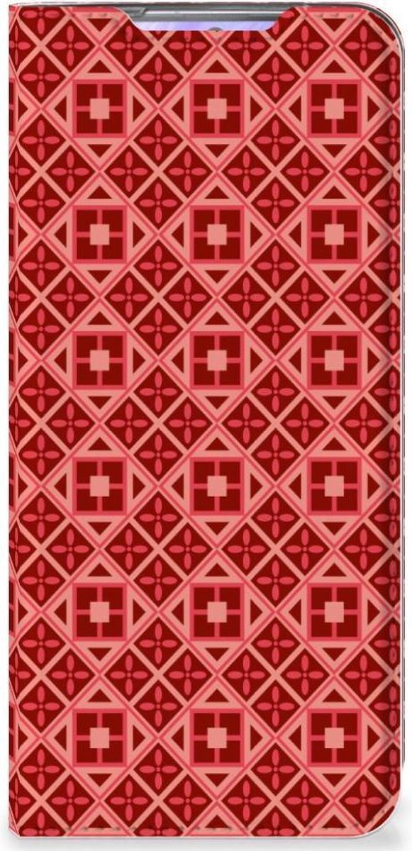 Samsung Galaxy S20 Hoesje met Magneet Batik Rood