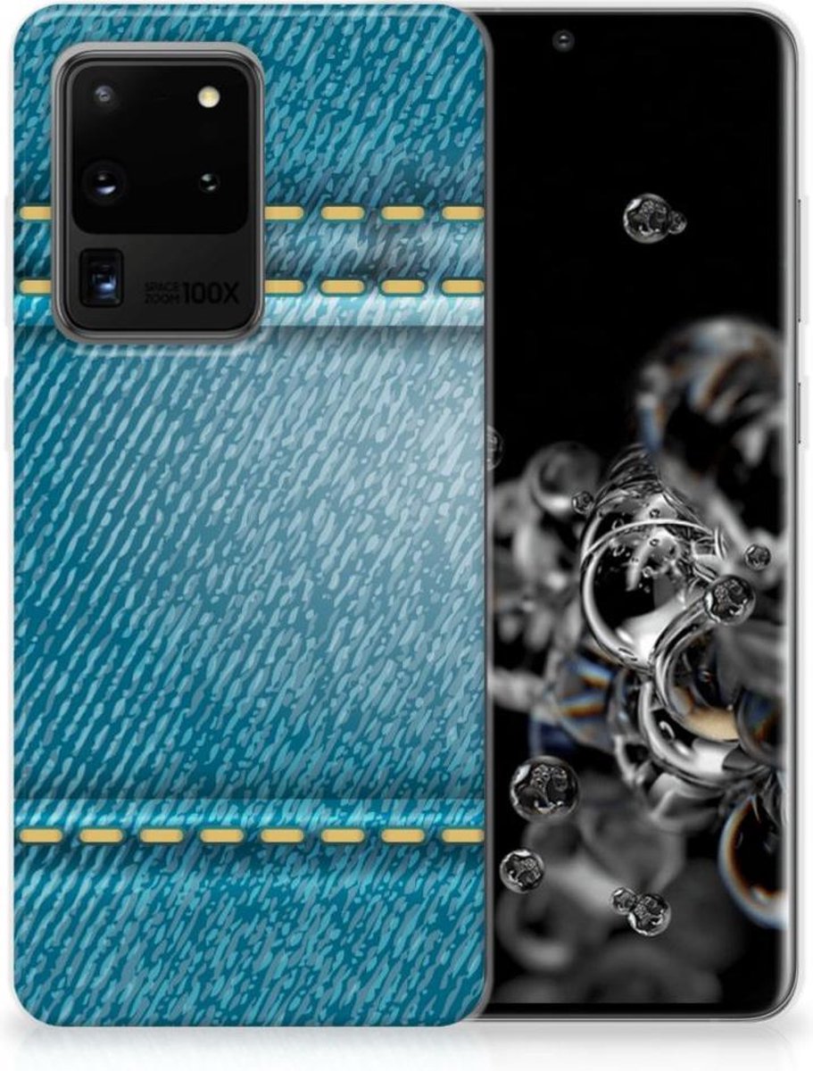 Samsung Galaxy S20 Ultra Silicone Back Cover Jeans