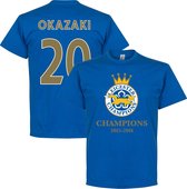 Leicester City Okazaki Champions 2016 T-Shirt - XXXXL