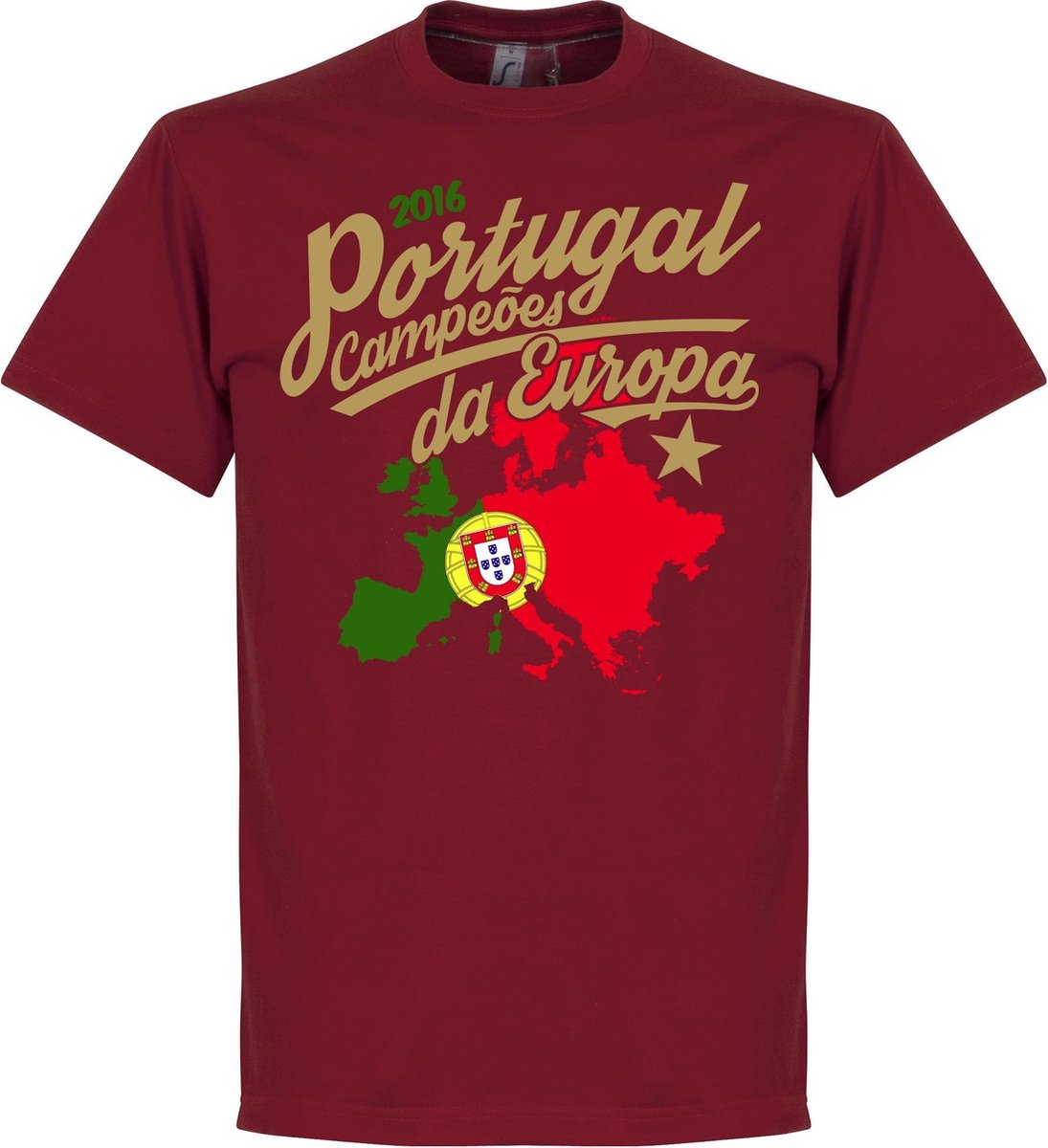 Portugal Campeoes Da Europa 2016 T-Shirt - S