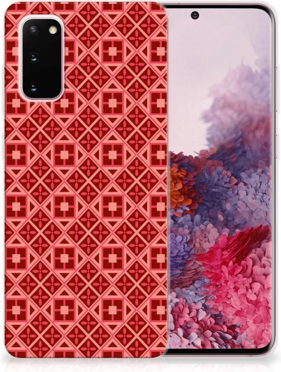 Samsung Galaxy S20 TPU bumper Batik Rood