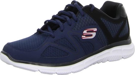 Skechers Verse - Flash Point Sneaker Heren Sneakers - Mannen - blauw/rood/zwart