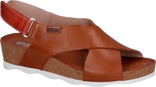 Pikolinos -Dames - cognac/caramel - sandalen - maat 37