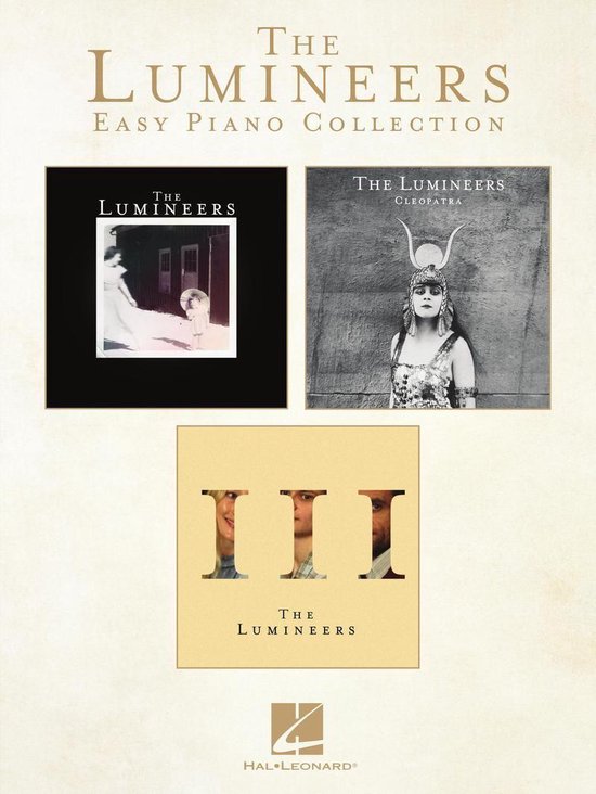 The Lumineers Easy Piano Collection - cover