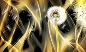 Dandelion Abstract Pattern Photo Wallcovering