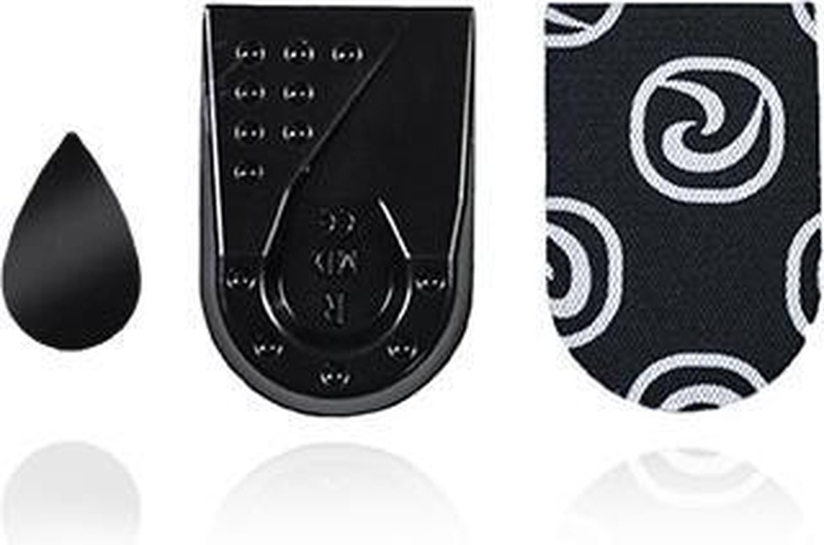 Rehband Inlegzolen Qd Bone Spur Pu Zwart 6-delig Maat M