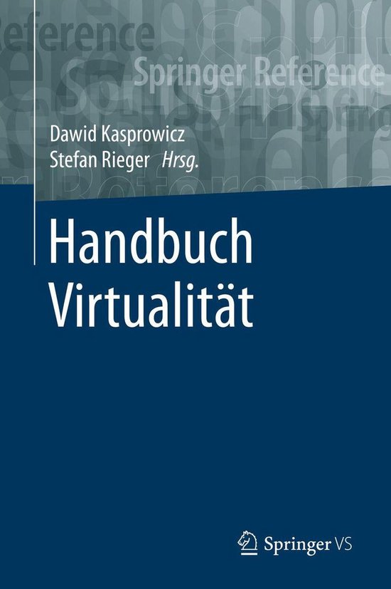 Handbuch Virtualität - cover