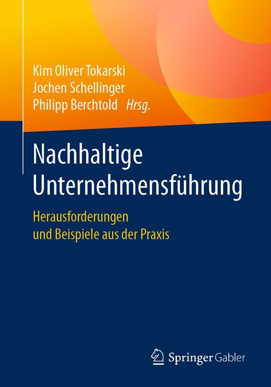 Business and Economics (German Language) - Nachhaltige Unter ... - cover