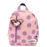 Zebra Trends Kinder Rugzak S Glitterdots Pink