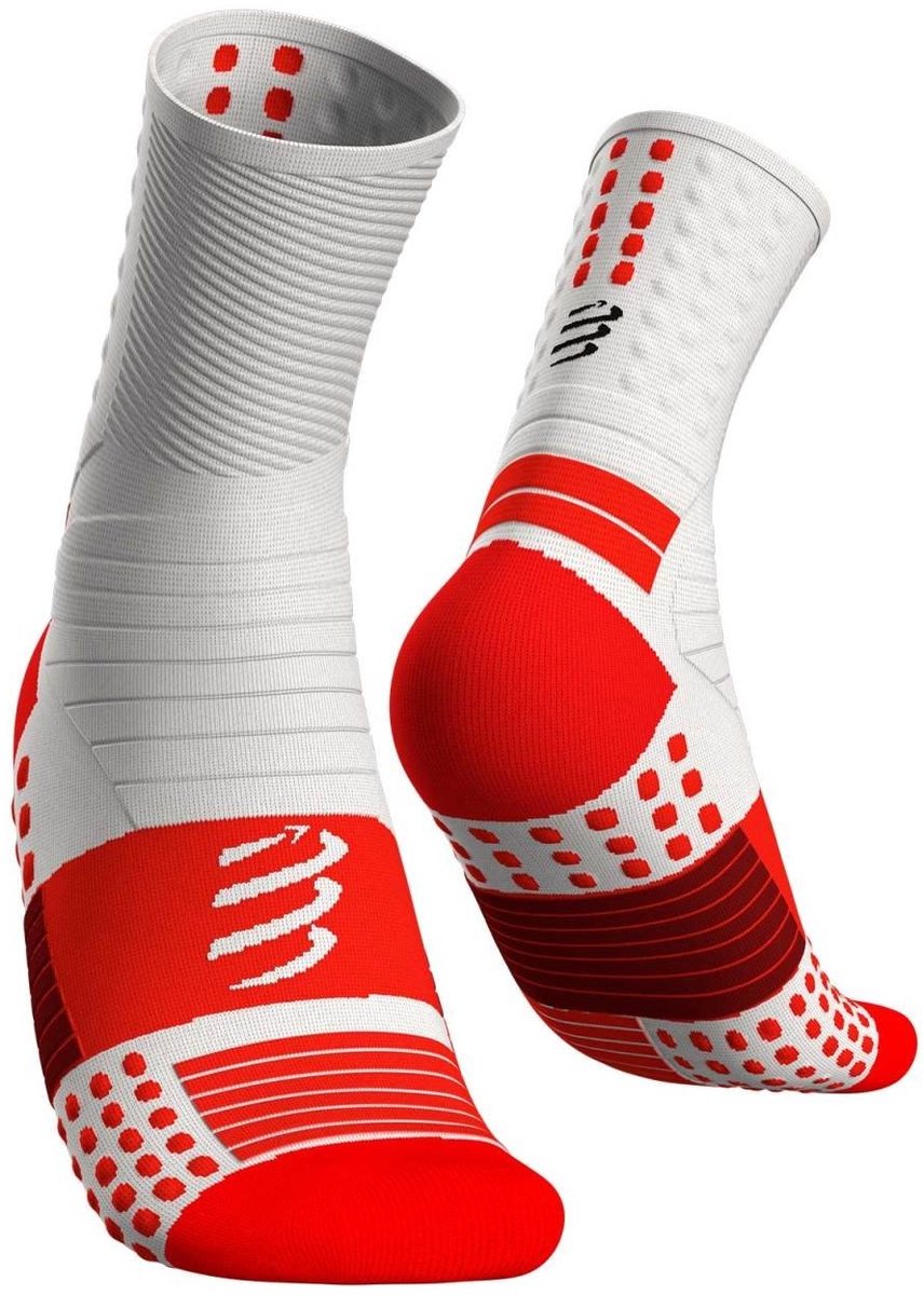 Pro Marathon Socks Hardloopsokken Hoog - Wit