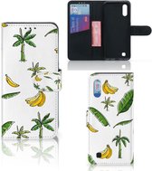 Geschikt voor Samsung Galaxy M10 Hoesje Banana Tree