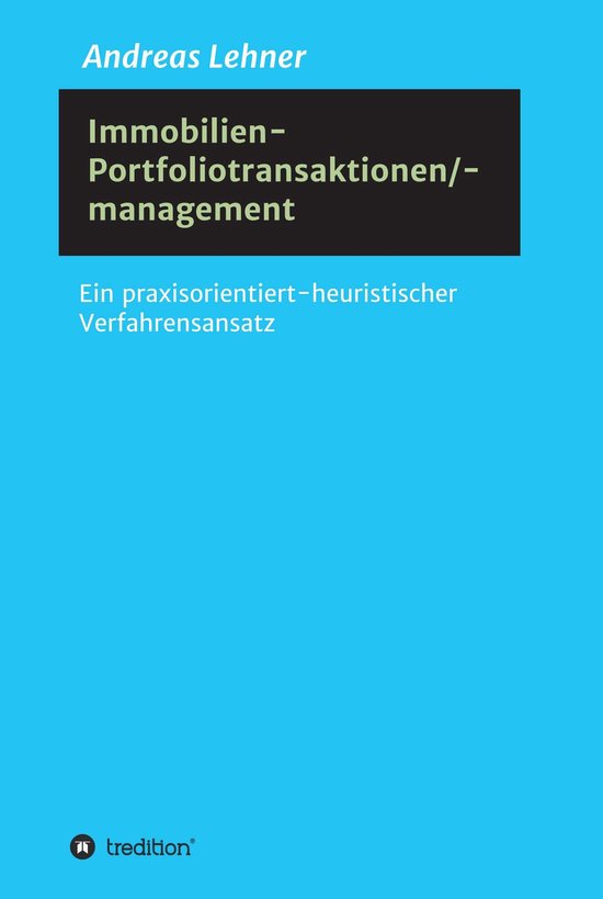 Immobilien-Portfoliotransaktionen-/ management - cover
