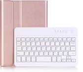 Bluetooth Toetsenbord voor Samsung Galaxy Tab A 8.0 (2019) Toetsenbord & Hoes - QWERTY Keyboard case - Auto/Wake functie - Rosé-Goud