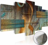 Afbeelding op acrylglas - Exotische opmerking, Multi-gekleurd,  5luik
