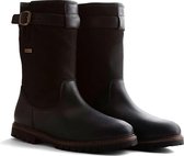 Travelin North Cape Outdoorlaarzen - Waterdicht & 100% Wol Gevoerd - Winterschoenen - Dames - Zwart Leer - Maat 37