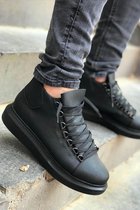 Chekich Heren Laarzen - Sneaker - helemaal zwart - hoge sneakers - schoenen - comfortabele - CH258 - maat 40