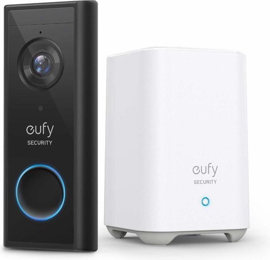 Eufy by Anker Video Deurbel - Draadloos - Inclusief HomeBase 2 - WiFi vereist