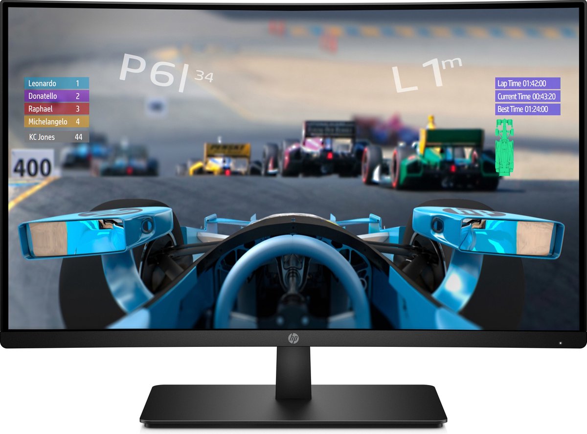 Monitor HP 27x Curved, gaming 68,6 cm (27