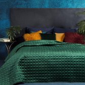 Beddensprei_sprei_kleur_groen_170X210cm_100% POLYESTER_