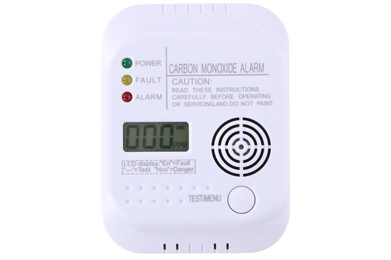Grundig Koolmonoxidemelder - Sensor - Display - Temperatuurweergave - Testknop - 85 dB