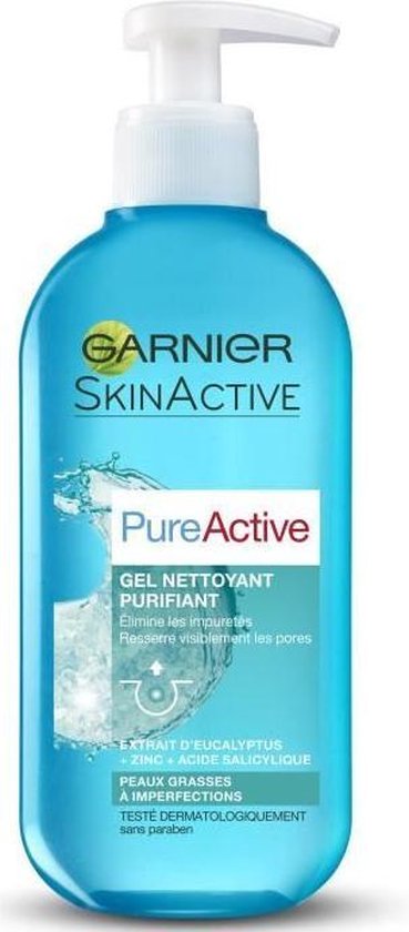 GARNIER-Pure actieve zuiverende - 200 ml | bol.com