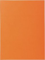 5x SUPER 160 - Pak van 100 dossiermappen 160g/m2- 24x32 cm voor A4., Oranje