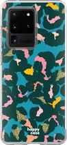 HappyCase Samsung Galaxy S20 Ultra Hoesje Flexibel TPU Summer Leopard