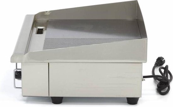 Grillplaat - Half Gegroefd - 55 cm - incl. Opvangbak — afbeelding 3