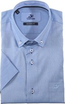 Culture Korte mouw Overhemd - 215328-Modern Blauw (Maat: L)