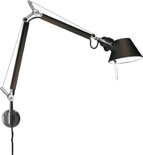 Afleiden industrie handicap Artemide Tolomeo Micro wandlamp zwart | bol.com