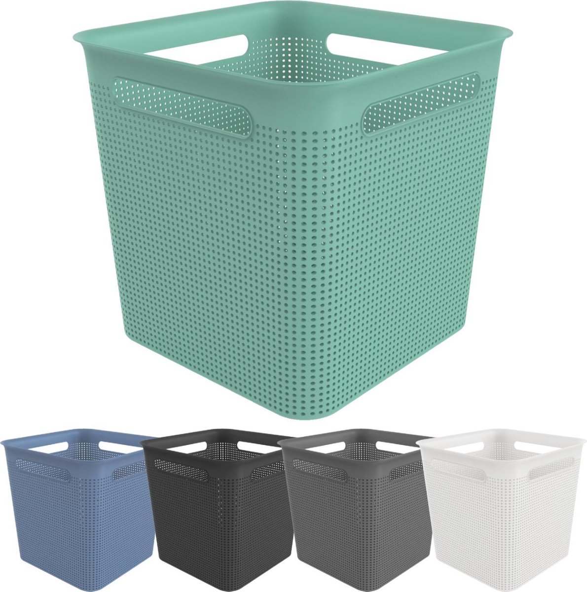 Rotho BRISEN Opbergmand 29.1x29.1x28.1 cm 18L Antraciet