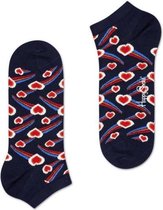 Happy Socks Low Socks | Sneaker Sok | Shooting Heart, Maat 36/40