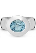 Quinn - Dames Ring - 925 / - zilver - edelsteen - 21002658