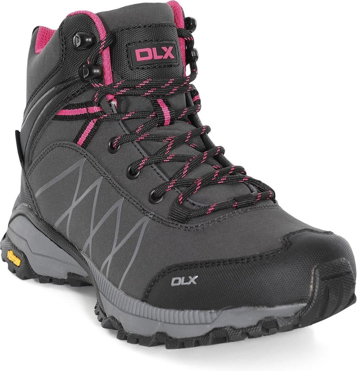 DLX dameswandelschoenen Arlington II Dames DLX wandelschoen Charcoal-40 Grijs