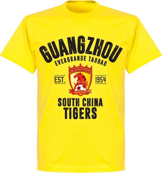 T-shirt Guangzhou Established - Jaune - M