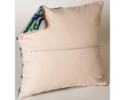 Thea Gouverneur - Kussenrug met Rits - Beige - Ecru - katoen - Geschikt voor alle kussens tot 40x40 CM - DIY - 23.5999