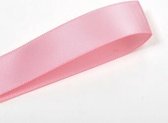 Satijn Lint 10mm (1cm) | Satijnlint | Roze (150) | Luxe Dubbelzijdige Kwaliteit | Rol van 22,85 Meter