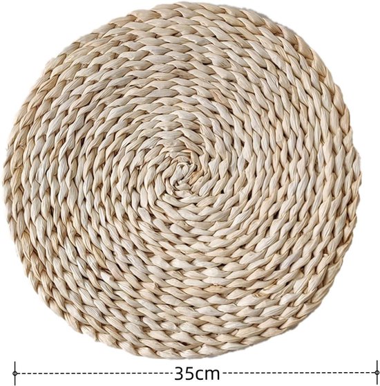 Placemat rond waterhyacint 15 cm - Art of Europe