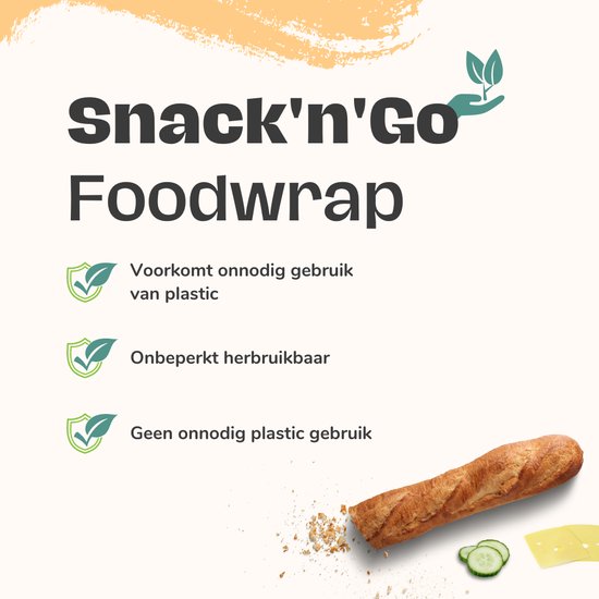 Roll'Eat - Snack'n' Go - 2 Pièces - Blue Active