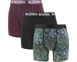 Björn Borg heren performance 3P microfiber boxers camo abstract multi