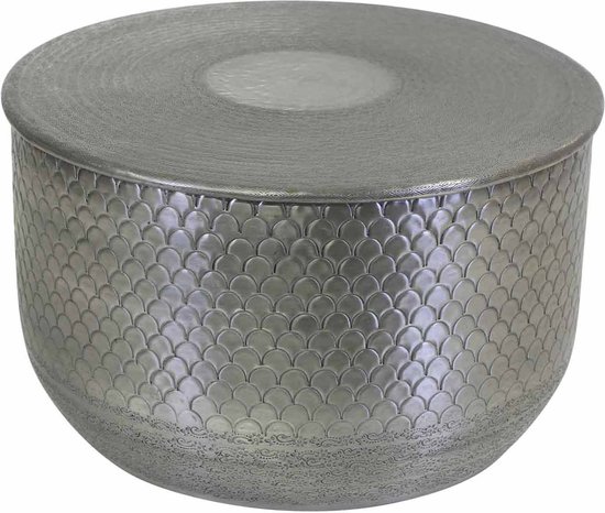 Table d'appoint orientale Alava argent